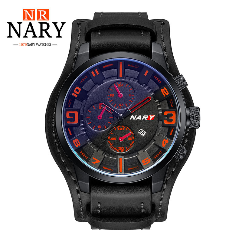 NARY/耐瑞 热销款跨境运动手表男士时尚大气表盘手表厂家直销详情图2