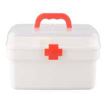 Household medicine storage box Household portable plastic medicine box Plastic medicine box Household plastic medicine box logo can be printed