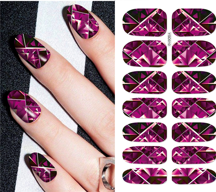 Nuevo nails 3D watermark stickers todos los suministros de la casa nails stickers