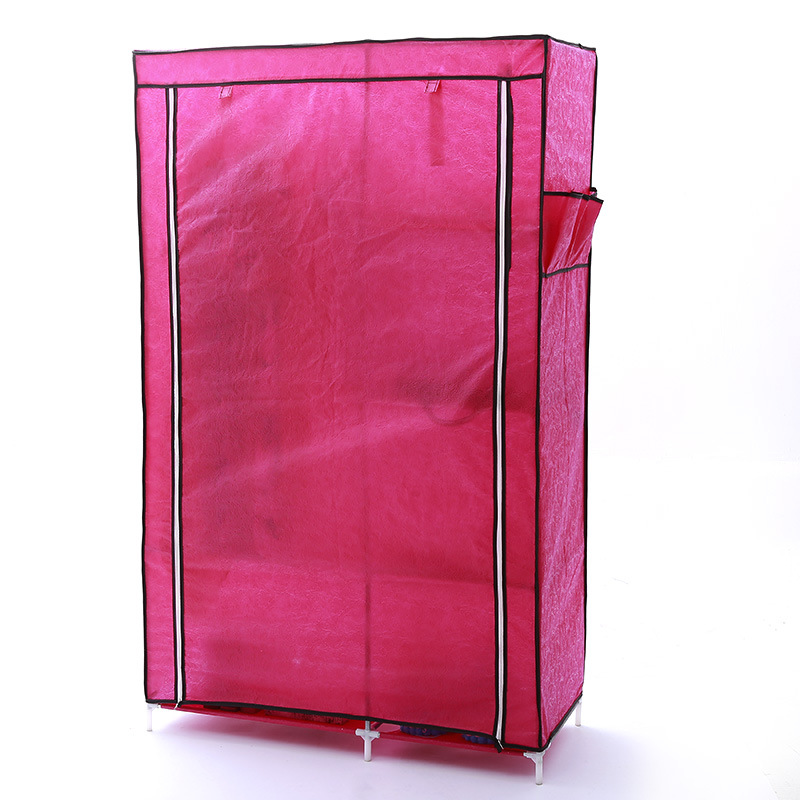 New large simple wardrobe Korean version folding wardrobe dust cloth wardrobe steel pipe roller shutter storage cabinet wholesale Application Scenario
