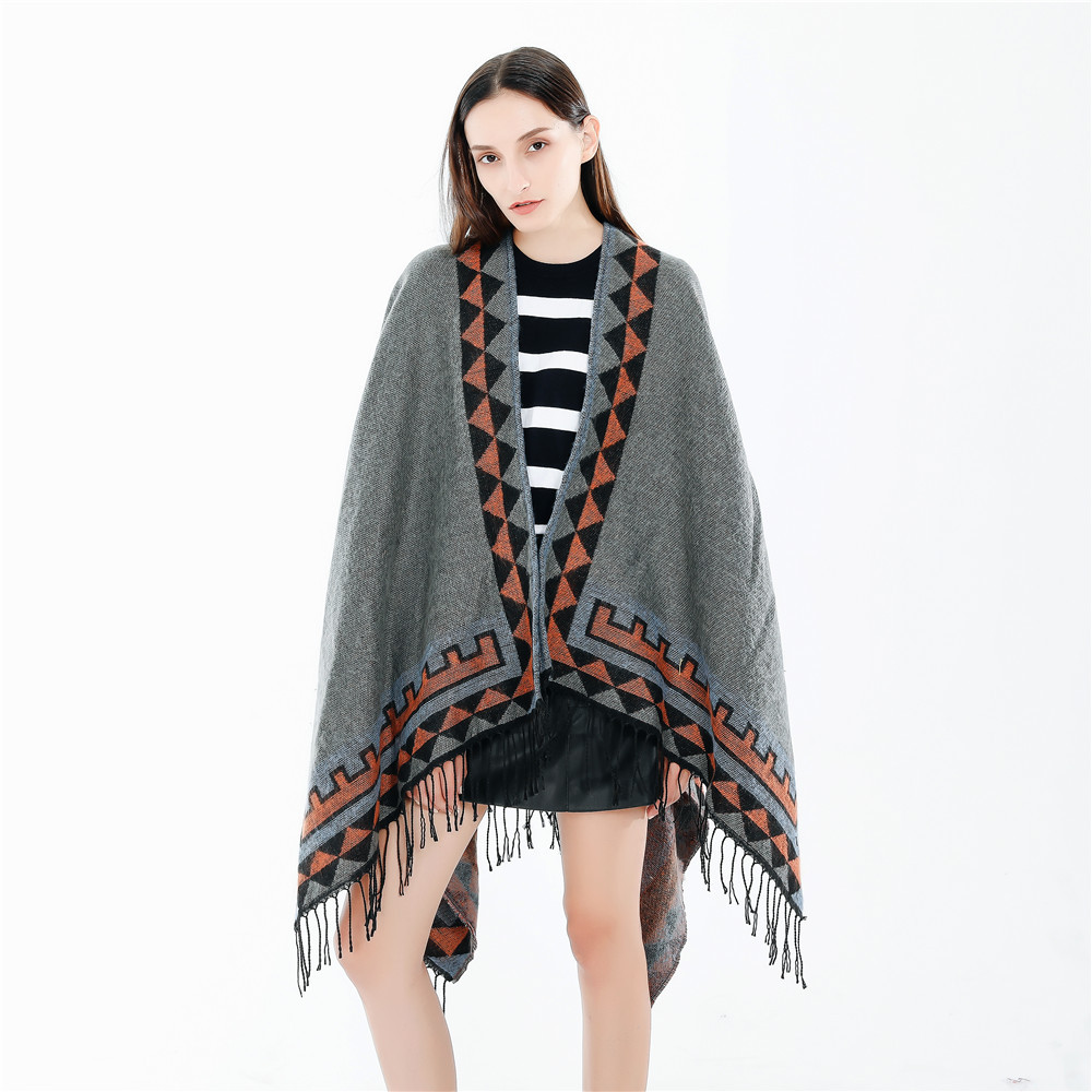 2020 Winter New Europe And The United States Fashion Street Trade Hot Solid Color Imitation Cashmere Warm Scarf Shawls