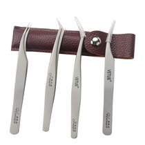 Tweezers for grafting eyelashes Gold Feather tweezers/Dolphin tweezers Camellia blossom tweezers VETUS authentic