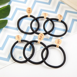 Seamless rubber band headwear, hair tie, hair band, Korean high-elasticity hair tie, black hair accessory pic 14
