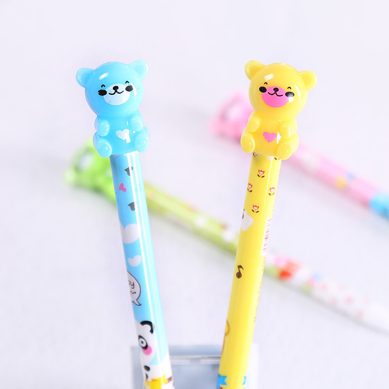 Childlike Stationery Cartoon Activity Pencil 0.5/0.7 Student Automatic Pencil Office Learning Stationery Supplies Pencil Application Scenario