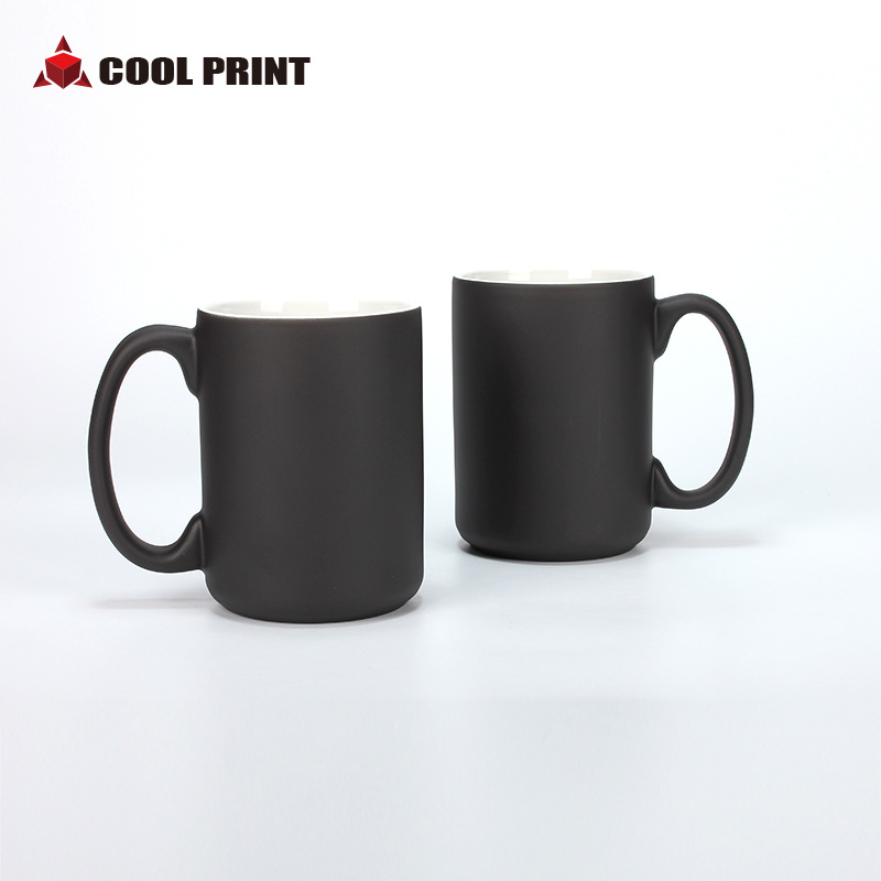Heat transfer 15oz color-changing cup, large capacity blank magic water cup with heat sublimation coating, DIY photo LOGO details Picture