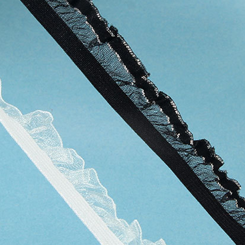 Manufacturers Direct Sales Of Wooden Ear Lace Belt Clothing Accessories Nylon Lace Belt Diy Handmade Wooden Ear Lace Nylon Belt Specification drawing