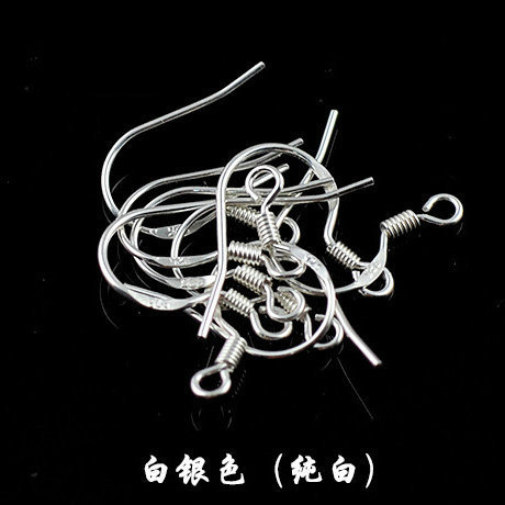 Sterling silver earhook s925 Silver jewelry earhook Silver earhook jewelry accessories factory direct wholesale