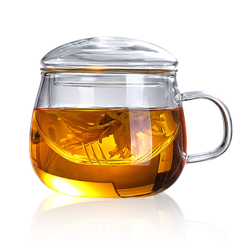 Three-Piece Cup Filtered Tea Cup Office Water Cup With Lid Application Scenario