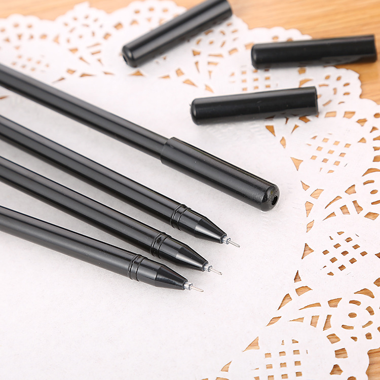 创意小中性笔可爱学习文具小性笔学生考试黑色中性笔批发详情图4