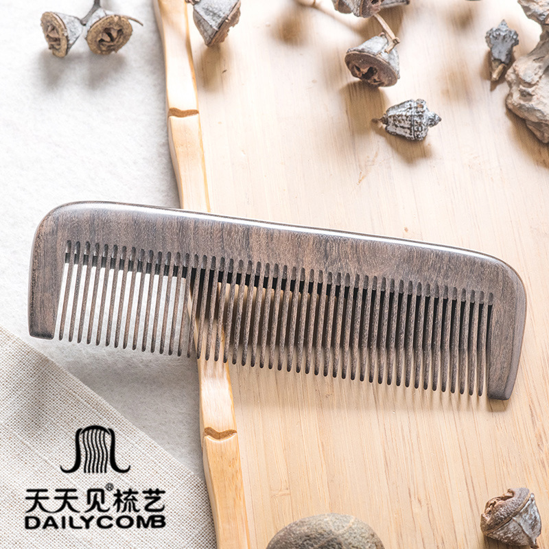 Every Day To See The Wood Comb Shen Noble Treasure Wood Strip Long Straight Strip Comb Tooth Manufacturers Engraved Application Scenario