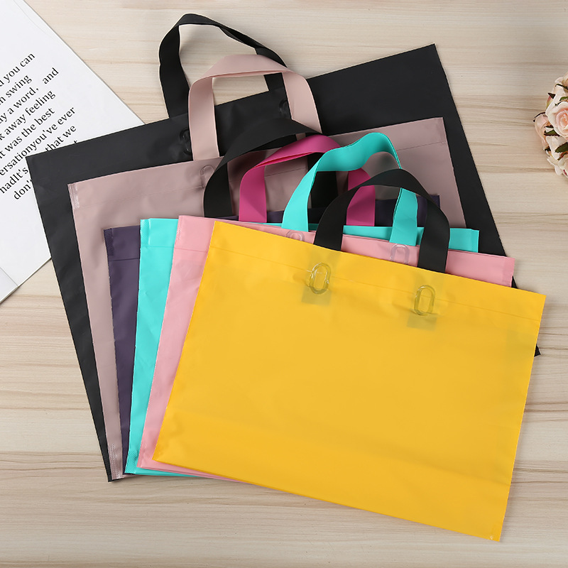 厂家批发彩色eva塑料手提袋 服装化妆品购物袋创意环保礼品袋