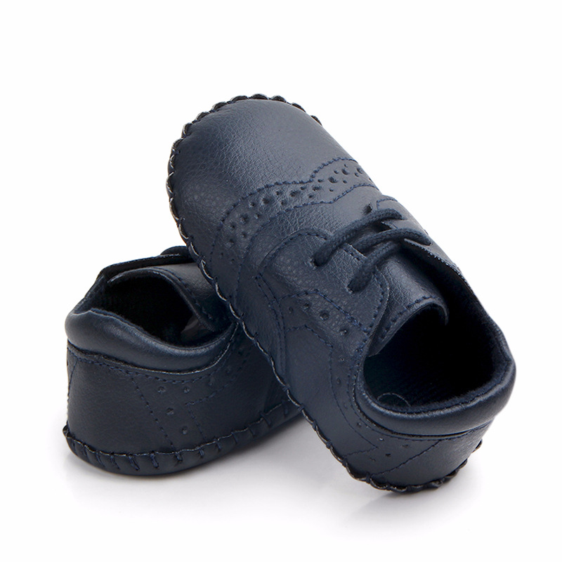 Foreign Trade New Wholesale Baby Toddler Shoes Babyshoes Hand-Stitched Environmentally Friendly Pu Babyshoes 1450 Application Scenario