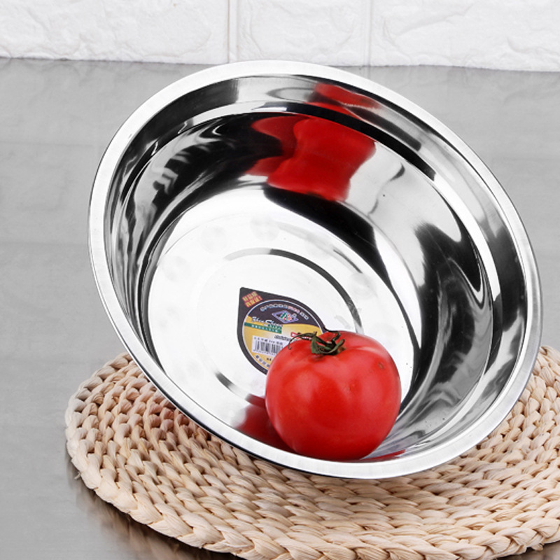 Factory Price Supply Stainless Steel With Magnetic Soup Basin Multi-Purpose Stainless Steel Wide Rim Basin Wash Basin Basin Cheap Soup Bowl Application Scenario