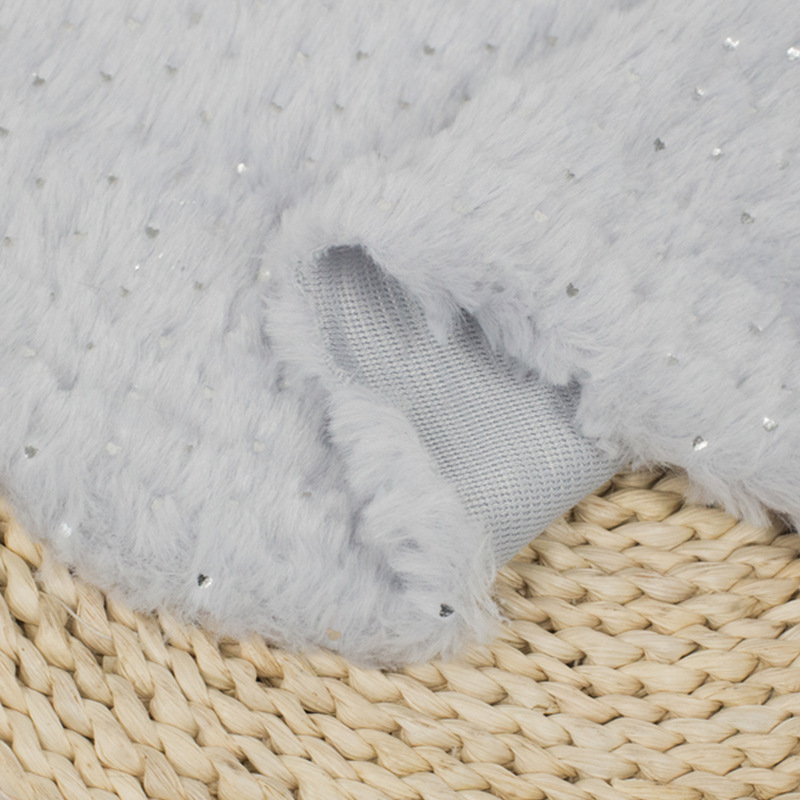 厂家直供 小兔绒烫金爱心烫金 装饰布家纺 鞋材服装玩具面料图