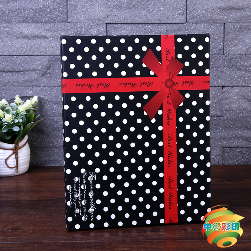 厂家定制礼品盒 黑点盒可配套手提袋硬盒包装盒现货商务礼品盒详情图2
