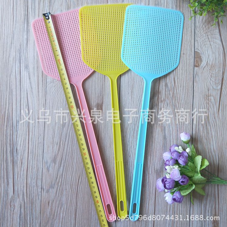 【 Zone 1-8 】601 Spiny Fly swatters, 10 bundles, 1000 yuan per box, 1 yuan plastic fly swatters, new material thickened fly swatters, fly and mosquito repellent products, free gifts, 1 yuan street goods Item Picture