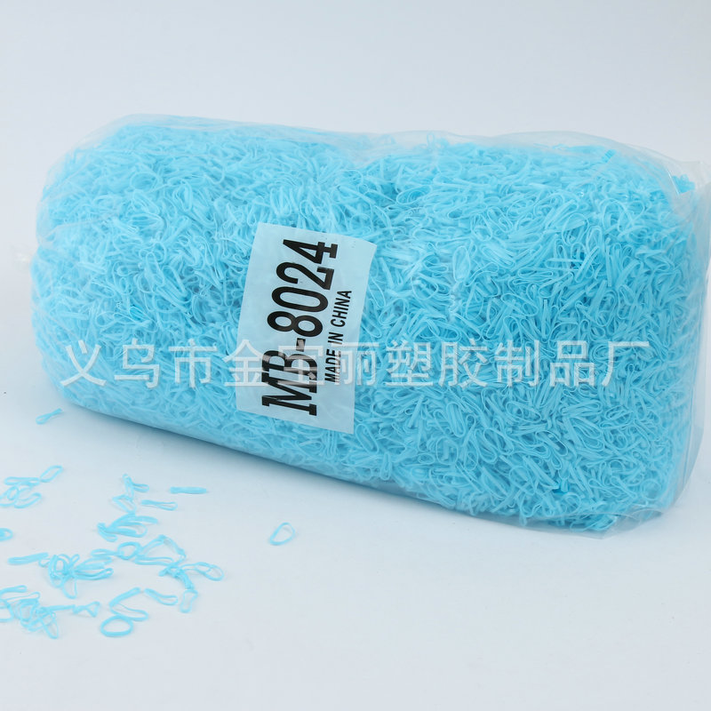 Jinbaoli Factory Direct sales Spring color rubber bands for hair ties, high-elasticity rubber hair bands, hair accessories, rubber bands wholesale Application Scenario