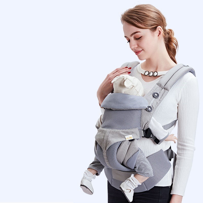 厂家直销四季通用多功能婴儿初生背巾 母婴背带前后两用一件代发详情图3