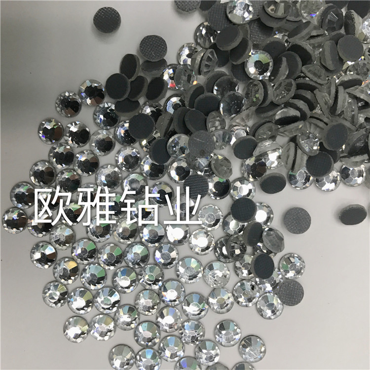 Middle East Diamond Clothing Hot Diamond White Silver Crystal Accessories Specification drawing