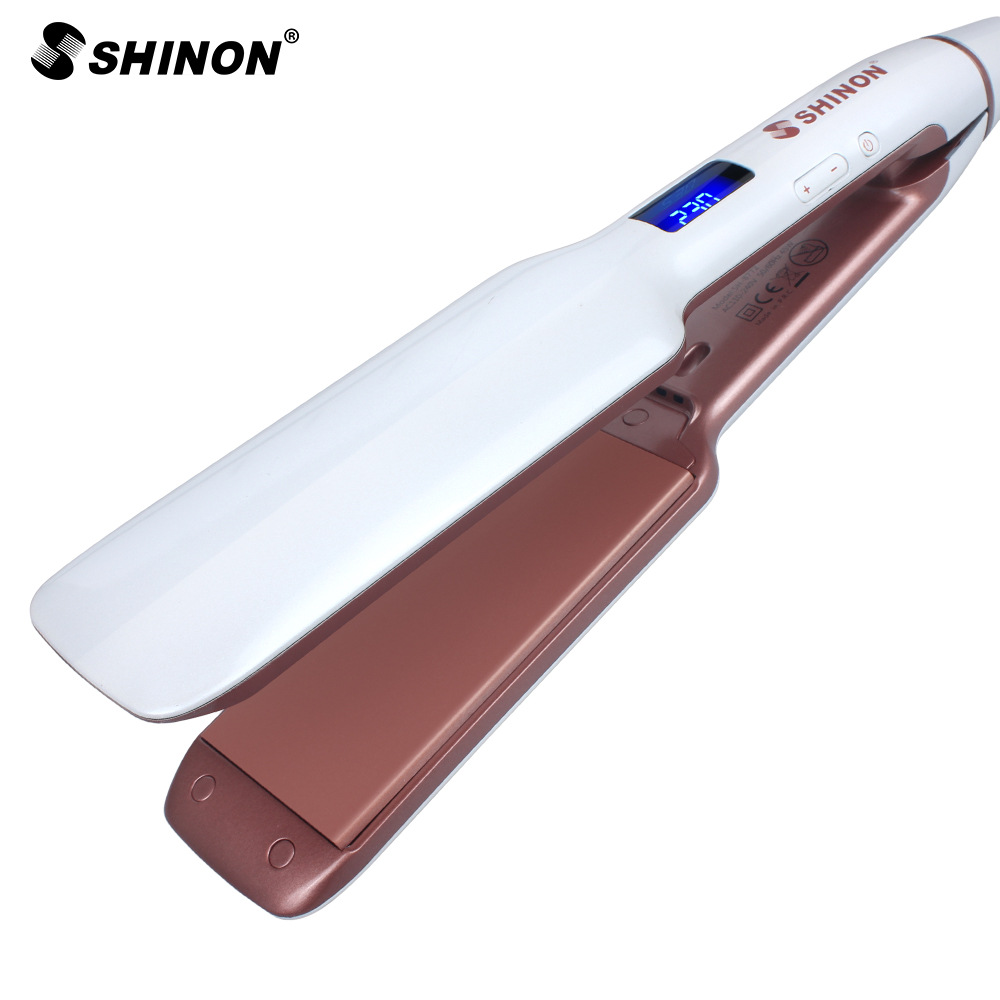 Cross-border preferred curling irons, precise temperature control curling irons, electrical and ceramic dual-purpose straightening and perming tools for women's curling