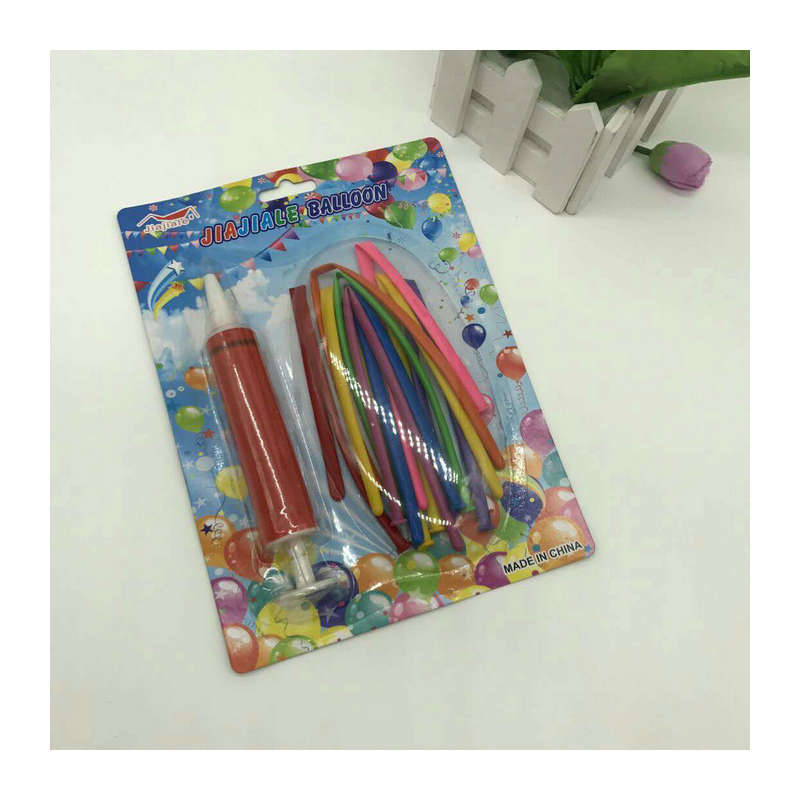 2元店/地摊专卖小包/带气筒儿童玩白底实物图