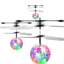 七色光水晶球感应飞行器 感应水晶球 新奇特 感应玩具 遥控飞机