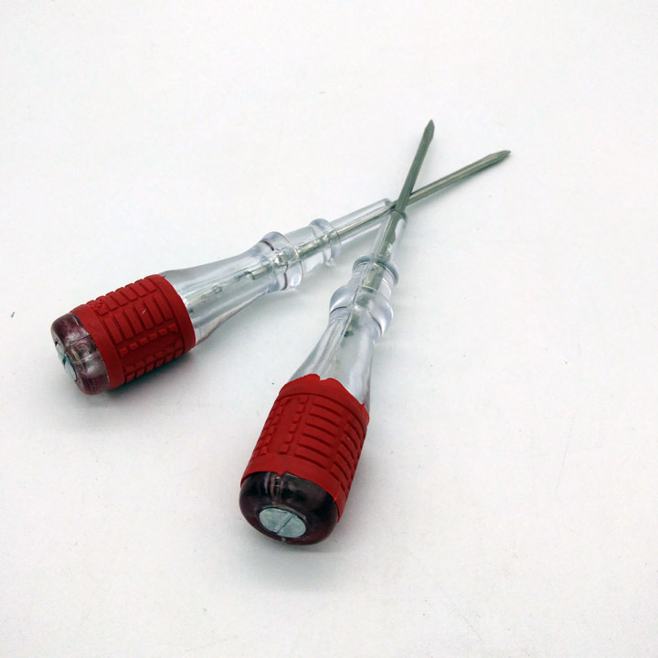 E1122 大红头电笔 测电笔 十字一字起子 螺丝刀  两元百货详情图3