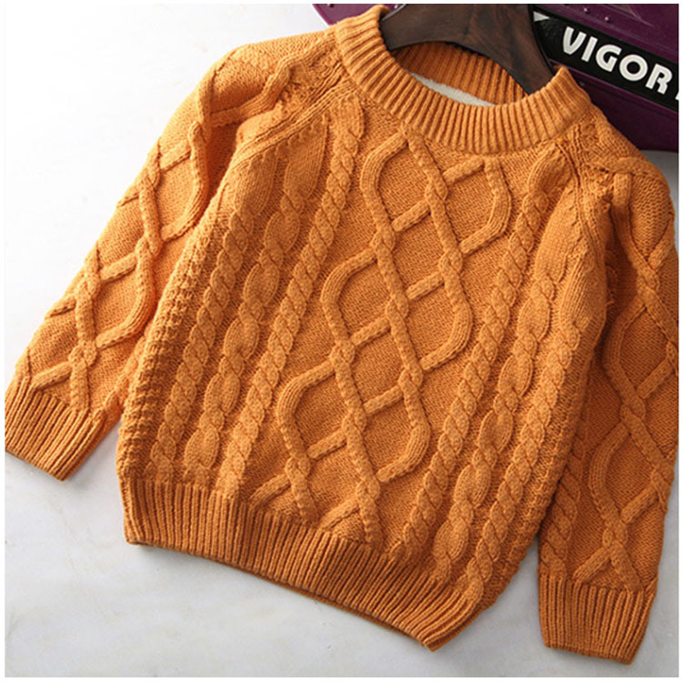 Suéter de los niños 2023 otoño invierno nuevo estilo de los niños más peludo y engrosado niños niñas bebés pullover jersey fábrica al por mayor Item Picture
