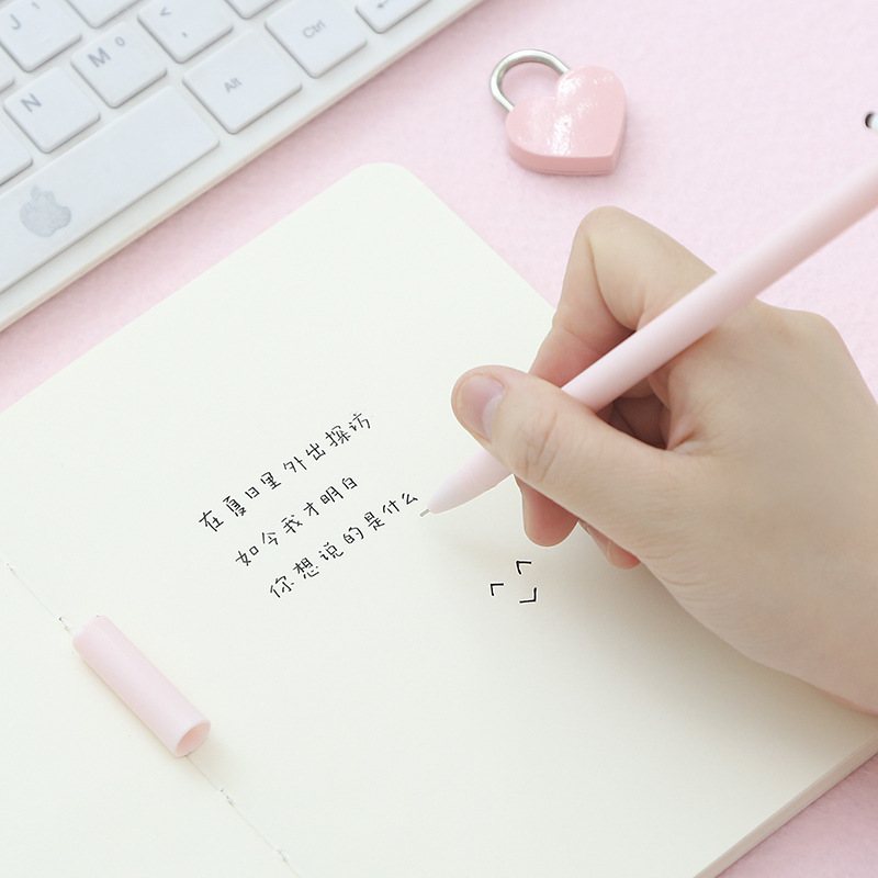 ZF1899 Korean version stationery: Cute Unicorn gel pen, Black creative signature pen, children and students' ballpoint pen stationery details Picture