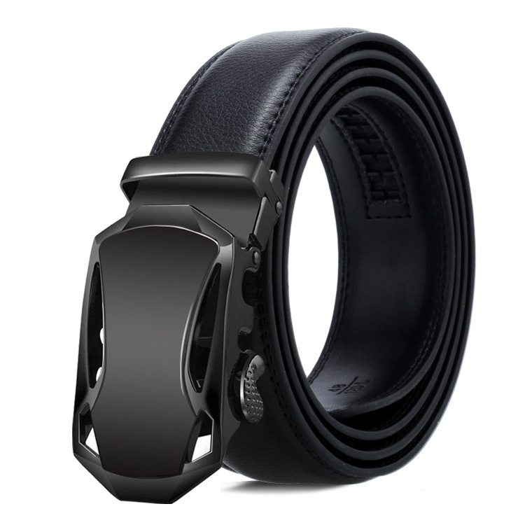 Danda Power Leather Men's Belt Casual Men's Automatic Buckle Belt Business Soft Cowhide Pants Manufacturers Direct Sales details Picture