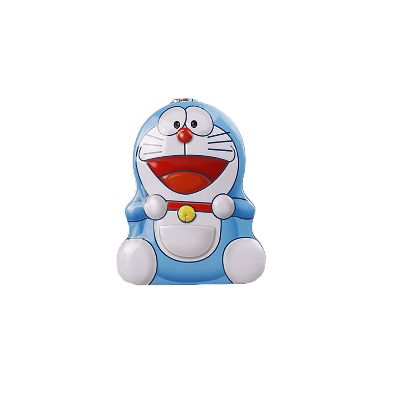 Jingle creative robot cat with lock piggy bank tinplate cute cartoon piggy bank children gifts manufacturers wholesale Item Picture