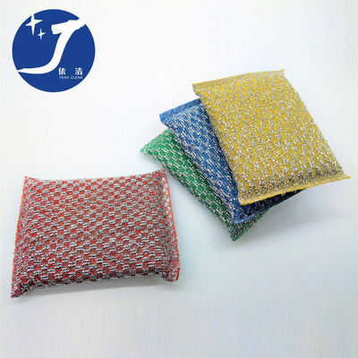 Yijingjie Baili thickened non-stick cleaning cloth, scouring pad, dishwashing cloth, powerful cleaning sponge, pot scrubbing king, durable and easy to clean Specification image