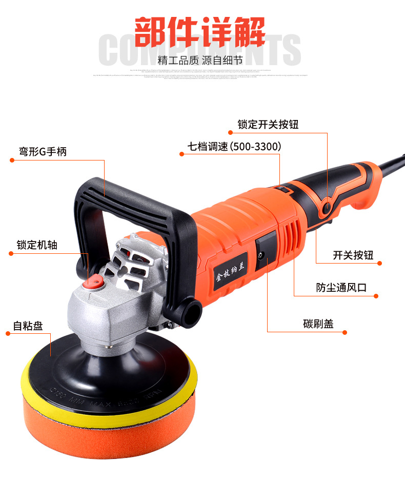Car Polishing Mechanical Motor Small Household Floor Scratches Repair Seal Polishing Car Beauty Tools Wholesale Manufacturers Application Scenario