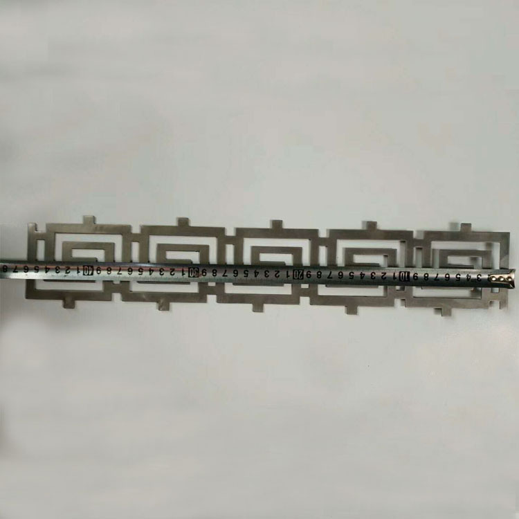 Ironwork embossed lace strips with a square pattern of 90*460 square pattern, iron sheet decorative edge pattern Specification image