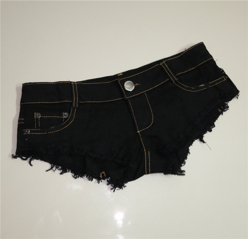 Summer and autumn women's pants, European and American nightclub hot pants, denim shorts, super shorts Specification image