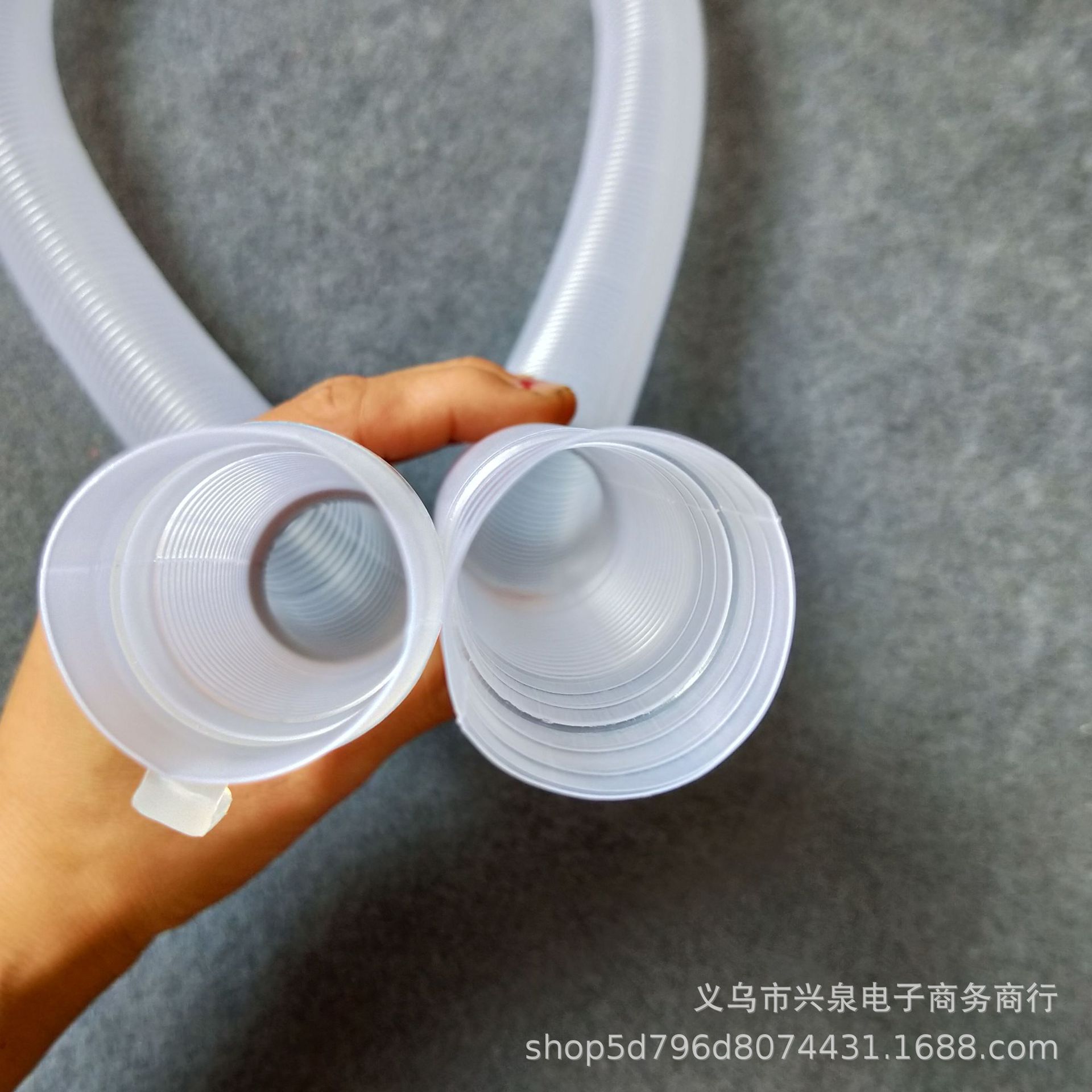 1 yuan two yuan down pipe washing machine plastic drain pipe down pipe dollar store two yuan wholesale Specification drawing
