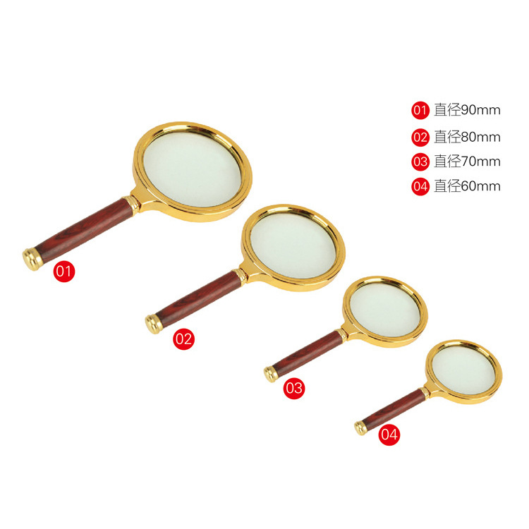 High-definition handheld magnifying glass 10x high power focusing ignition, children, students, elderly reading, wholesale distribution details Picture