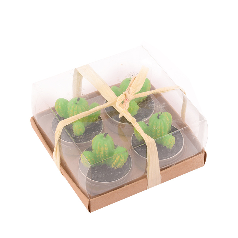 Creative Candle Wholesale Cute Decoration Cactus Candle Birthday Wedding Candle Aromatherapy Fleshy Candle Custom Item Picture