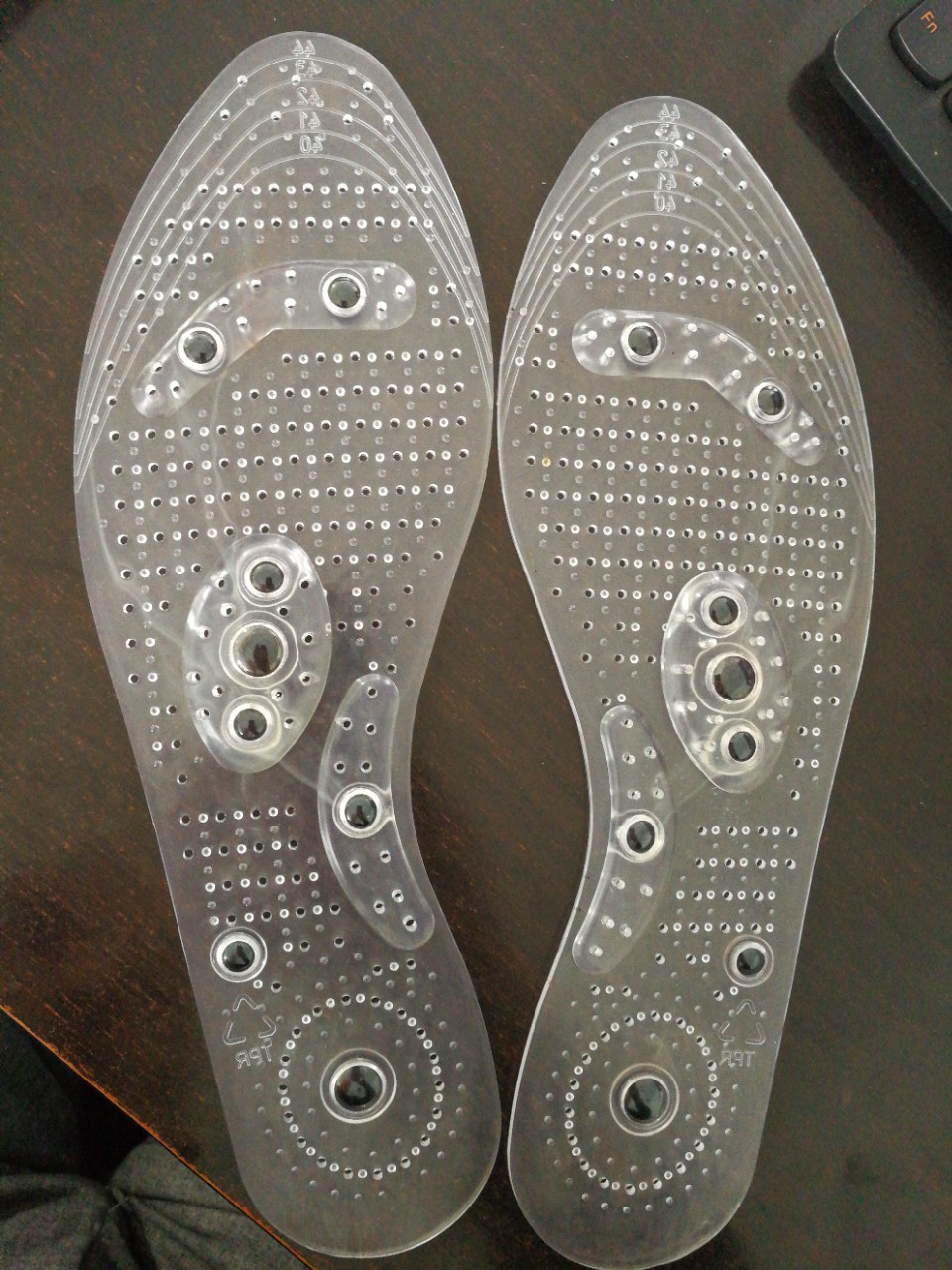 Magnet Men Women Breathable Full Sole Insoles Specification drawing