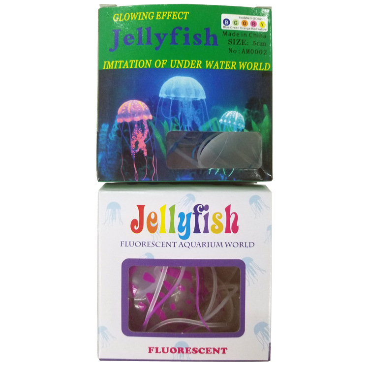 Plastic resin artificial rockery, aquarium, fish tank landscaping, soft Marine life simulation, jellyfish, plastic jellyfish fake Application Scenario
