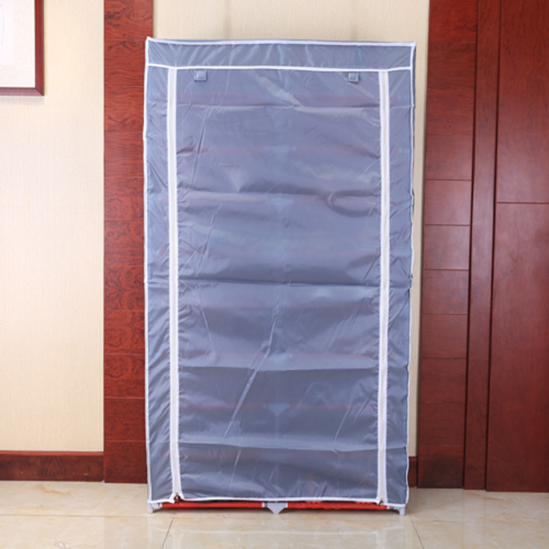 Factory direct sales simple modern multi-layer shoe rack placed on the ground type steel tube custom Oxford cloth shoe cabinet Application Scenario