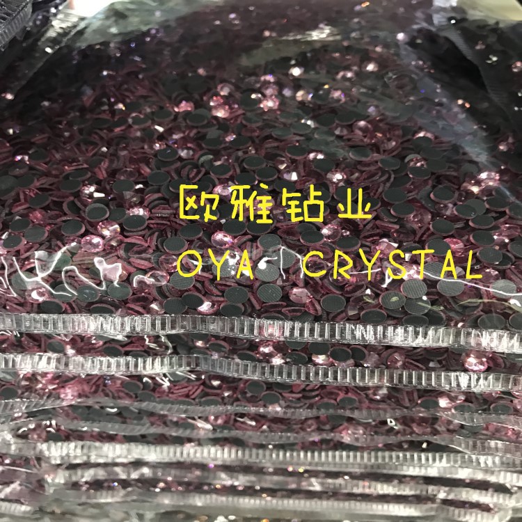 Manufacturers Direct Sales Of Middle East Drill Clothing Accessories Dmc Hot Drill 【 Light Powder Lt.rose】 Application Scenario
