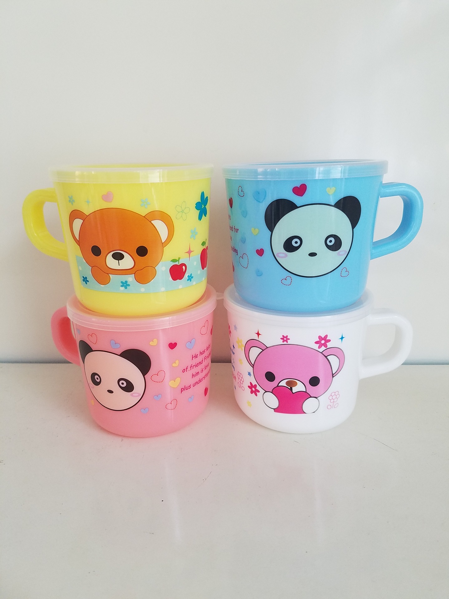Baby drinking cup Baby cartoon gift milk training cup Baby drinking cup Gargle cup Item Picture
