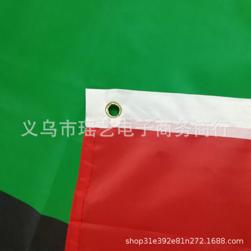 عبور الحدود لتوريد العلم الأفريقي رقم 4 تحت علم الزنوج، الذي يغزل تحت الشباك 90150CM details Picture