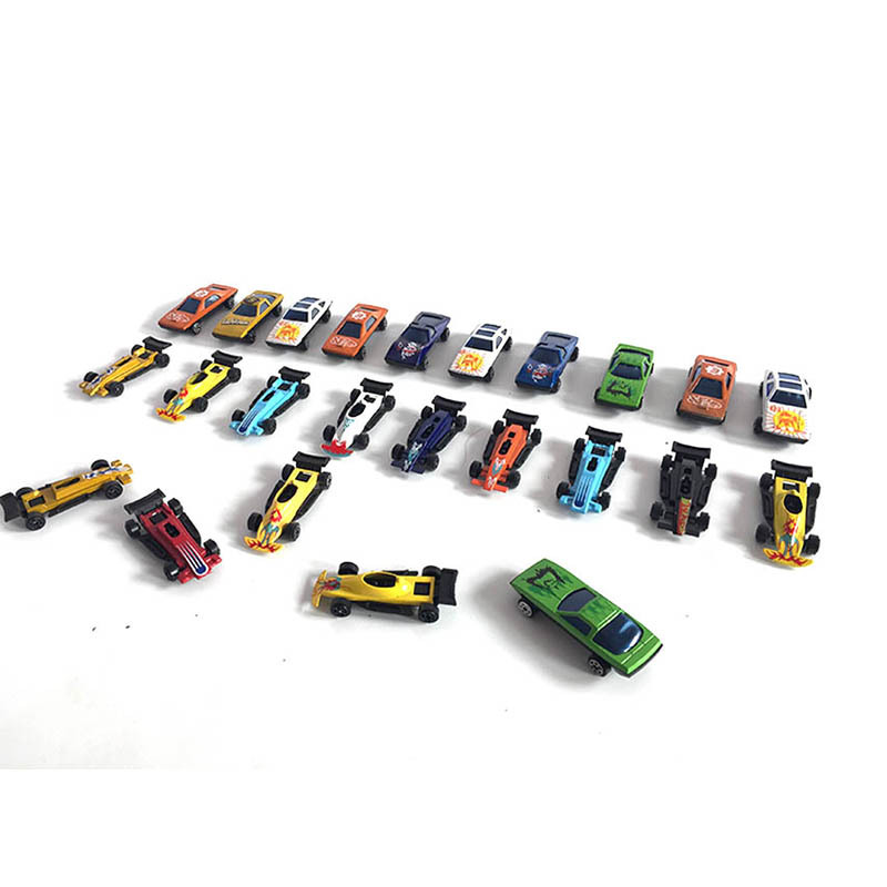 Cross-border alloy cart 10pcs caja de color caja de regalo 10pcs 10pcs pack coche de juguete para niños alloy sliding cart Specification image