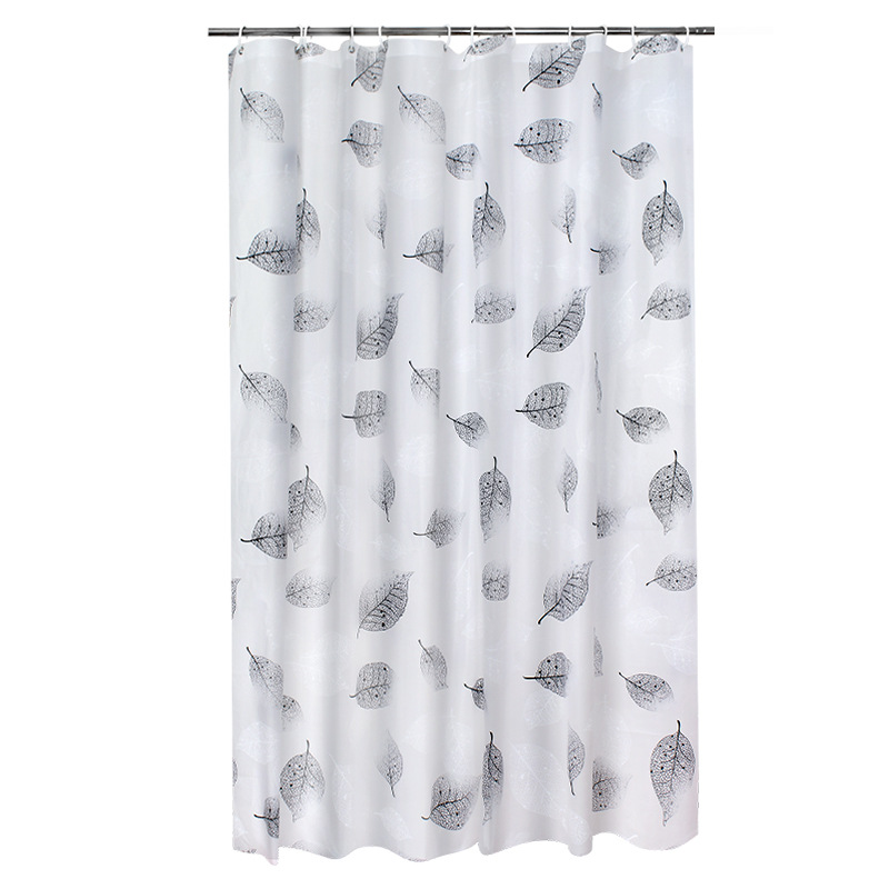 Factory Direct Sales Peva Plastic Shower Curtain Thickened High-Grade Environmental Protection Waterproof Mildew And Copper Buckle Bathroom Bathroom Partition Application Scenario