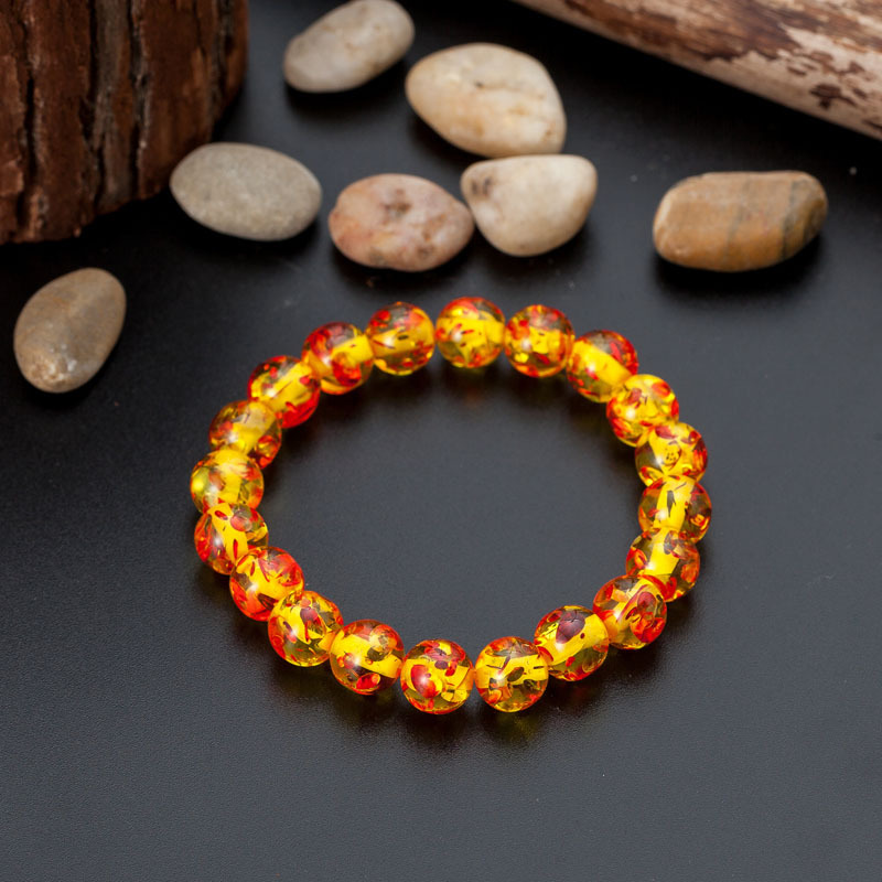 Europe And The United States Foreign Trade Amazon Express Hot Selling Explosive Hand Flower Pearl Beaded Yoga Bracelet Couple Gift Bracelet Manufacturers Wholesale Application Scenario