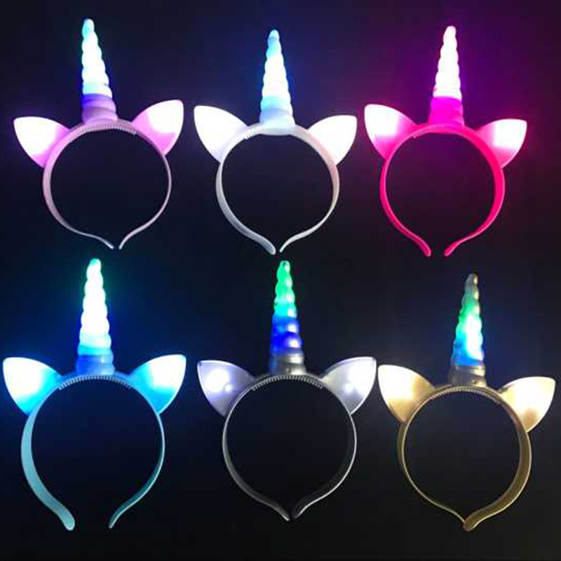 新款儿童独角/发光头扣/独角兽细节图