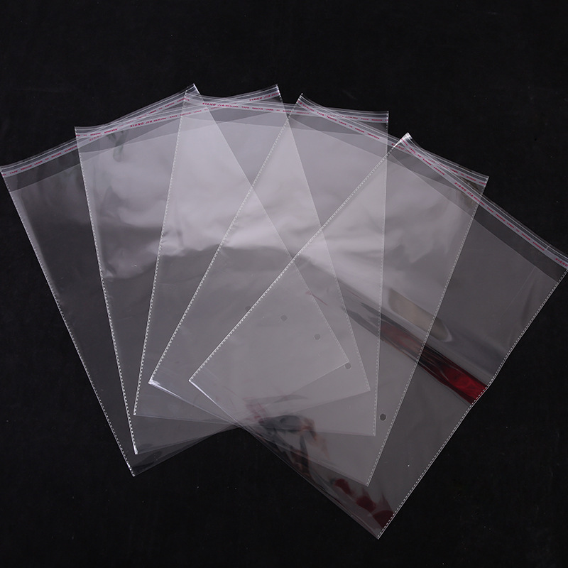 5-thread full-specification sealed bag, moisture-proof and dust-proof self-adhesive self-sealing bag, opp transparent plastic packaging bag for clothing Specification image