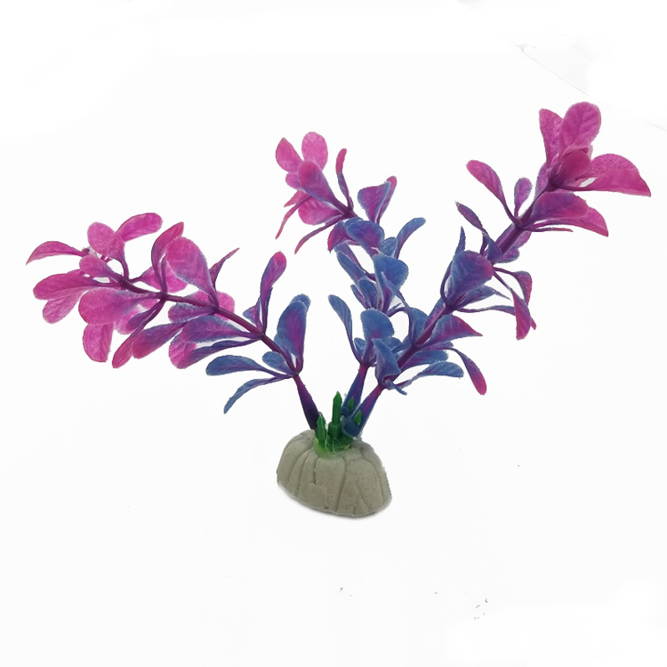 Aquatic grass simulation fish tank landscape decoration plastic ornaments aquarium supplies wholesale foreign trade Item Picture